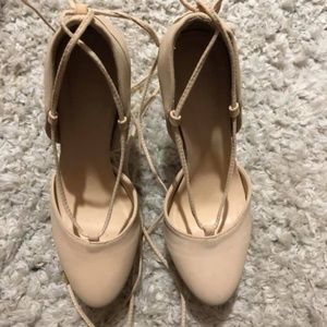 Charlotte Russe High Heels With Calf Straps